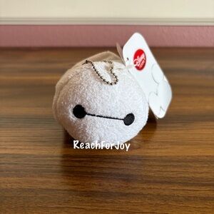 Tsum Tsum Plush Baymax Reusable Bag Keychain Plush Zipper Bag Big Hero 6 Disney
